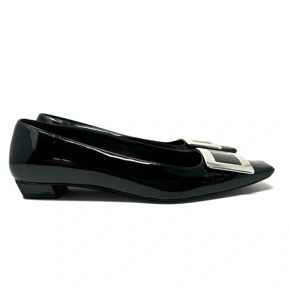 ROGER VIVIER Belle Vivier black patent leather, like new, made in Italy, size 39 - Picture 7 of 11